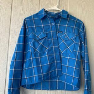 Womens cropped Dixxon flannel size S
